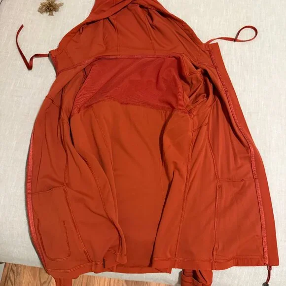 lululemon athletica Hooded Define Jacket Nulu Size 8 in Cayenne - Picture 7 of 9